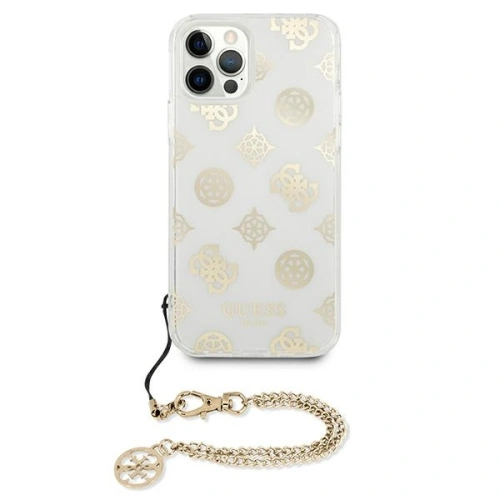 Kup Etui Guess GUHCP12LKSPEGO Apple iPhone 12 Pro Max złoty/gold hardcase Peony Chain Collection - GUE1068GLD - {ean13} - Sklep Home Screen
