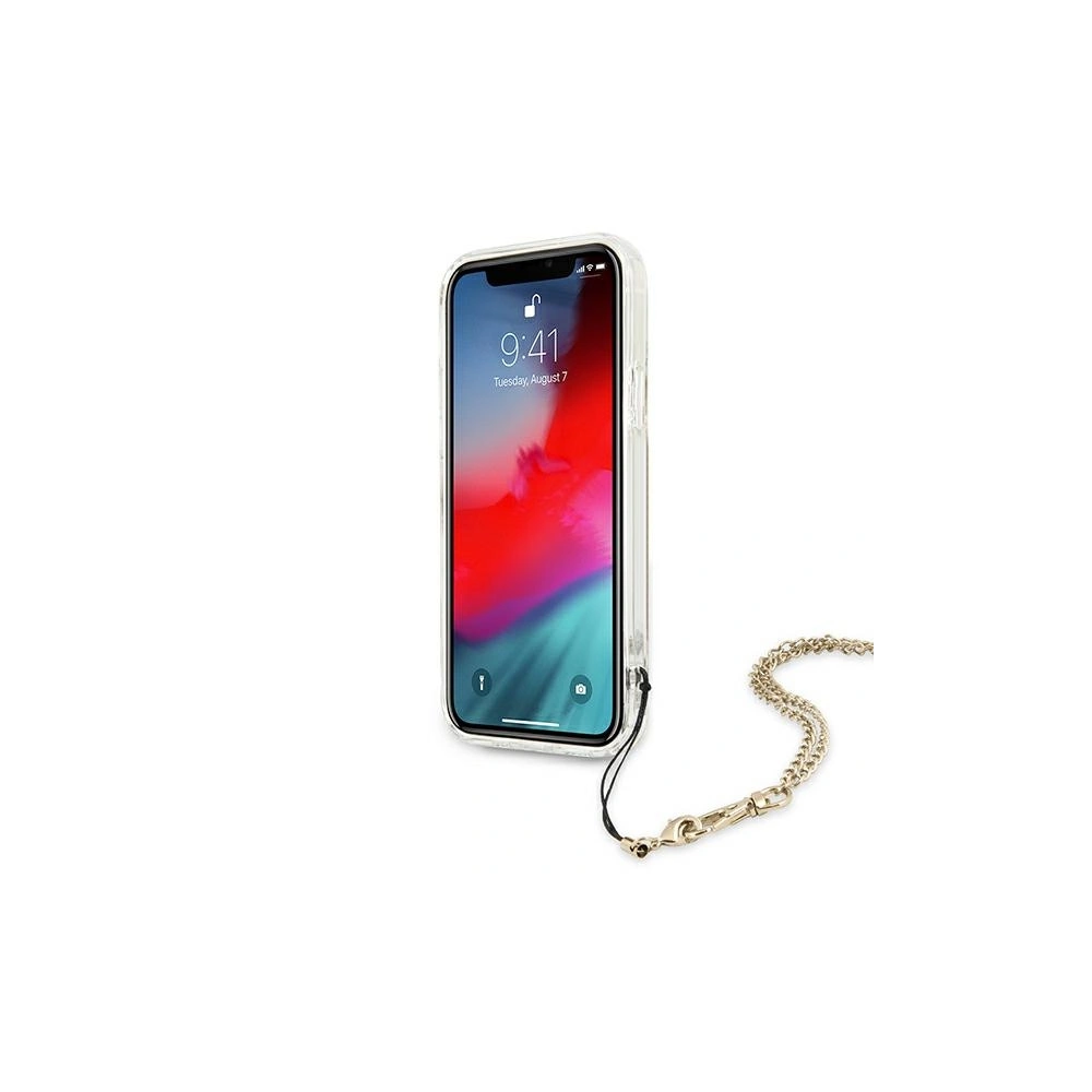 Etui Guess GUHCP12LKSPEGO Apple iPhone 12 Pro Max złoty/gold hardcase Peony Chain Collection