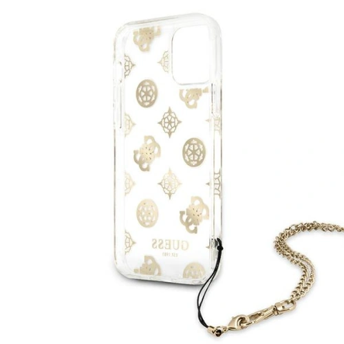 Kup Etui Guess GUHCP12LKSPEGO Apple iPhone 12 Pro Max złoty/gold hardcase Peony Chain Collection - GUE1068GLD - {ean13} - Sklep Home Screen