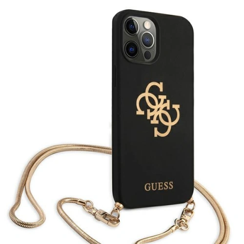 Kup Etui Guess GUHCP12LLSC4GBK Apple iPhone 12 Pro Max czarny/black hardcase 4G Gold Chain Collection - GUE1070BLK - {ean13} - Sklep Home Screen