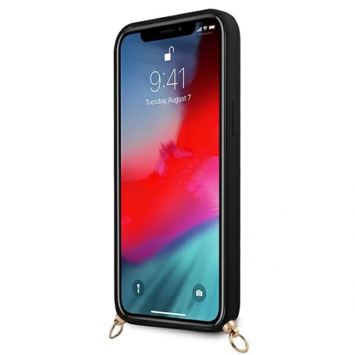 Kup Etui Guess GUHCP12LLSC4GBK Apple iPhone 12 Pro Max czarny/black hardcase 4G Gold Chain Collection - GUE1070BLK - {ean13} - Sklep Home Screen