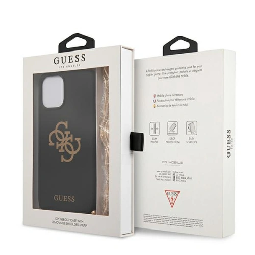 Kup Etui Guess GUHCP12LLSC4GBK Apple iPhone 12 Pro Max czarny/black hardcase 4G Gold Chain Collection - GUE1070BLK - {ean13} - Sklep Home Screen