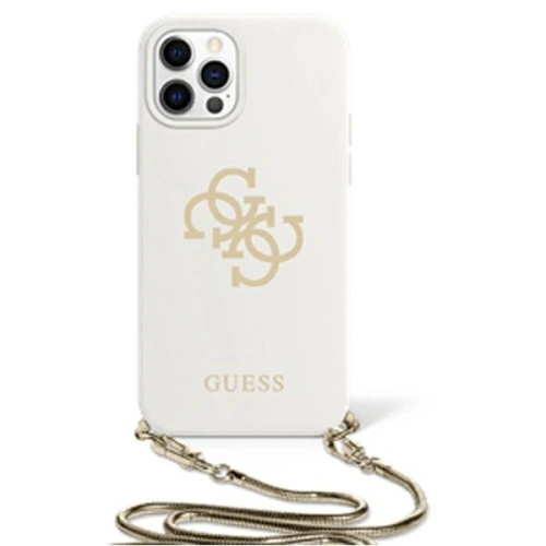 Kup Etui Guess GUHCP12LLSC4GWH Apple iPhone 12 Pro Max bílý/white hardcase 4G Gold Chain Collection - GUE1071WHT - {ean13} - Sklep Home Screen