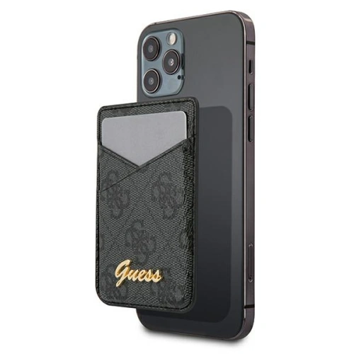 Kup Guess Brieftasche Kartensteckplatz GUWMS4GTLBK MagSafe 4G grau/grau - GUE1080GRY - {ean13} - Sklep Home Screen