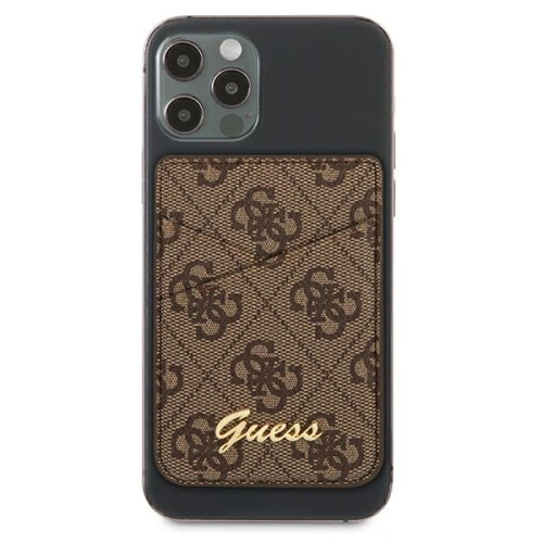 Kup Kártyatartó Guess Wallet Card Slot GUWMS4GTLBR MagSafe 4G barna/brown - GUE1081BR - {ean13} - Sklep Home Screen