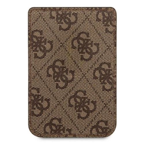 Kup Kapsa na karty Guess Peněženka Slot na karty GUWMS4GTLBR MagSafe 4G hnědá/brown - GUE1081BR - {ean13} - Sklep Home Screen