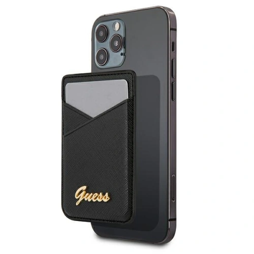 Kup Kapsa na karty Guess Peněženka Slot na karty GUWMSSASLBK MagSafe Saffiano černá/black - GUE1082BLK - {ean13} - Sklep Home Screen