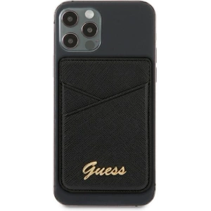 Kup Kapsa na karty Guess Peněženka Slot na karty GUWMSSASLBK MagSafe Saffiano černá/black - GUE1082BLK - {ean13} - Sklep Home Screen