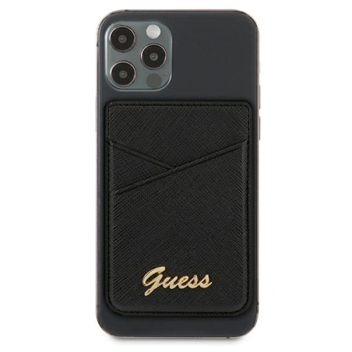 Kup Kapsa na karty Guess Peněženka Slot na karty GUWMSSASLBK MagSafe Saffiano černá/black - GUE1082BLK - {ean13} - Sklep Home Screen