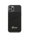 Kup Guess Kartenschlitz Brieftasche Kartenschlitz GUWMSSASLBK MagSafe Saffiano schwarz/schwarz - GUE1082BLK - {ean13} - Sklep Home Screen