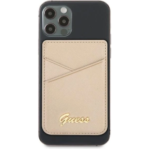 Kup Kapsa na karty Guess Wallet Card Slot GUWMSSASLGO MagSafe Saffiano zlatý/gold - GUE1083GLD - {ean13} - Sklep Home Screen