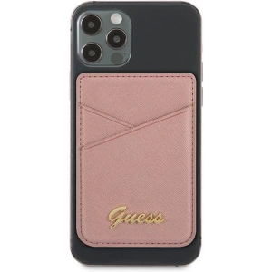 Kup Kapsa na karty Guess Wallet Card Slot GUWMSSASLPI MagSafe Saffiano růžová/pink - GUE1084PNK - {ean13} - Sklep Home Screen