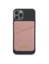 Kup Kártyatartó zseb Guess Wallet Card Slot GUWMSSASLPI MagSafe Saffiano rózsaszín/pink - GUE1084PNK - {ean13} - Sklep Home Screen