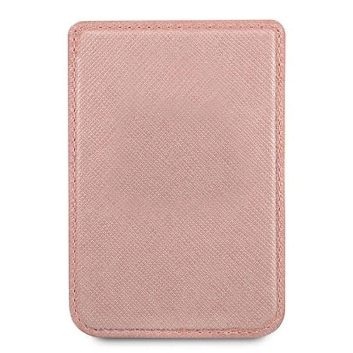 Kup Kártyatartó zseb Guess Wallet Card Slot GUWMSSASLPI MagSafe Saffiano rózsaszín/pink - GUE1084PNK - {ean13} - Sklep Home Screen