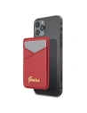 Guess Portemonnaie mit Kartenschlitz GUWMSSASLRE MagSafe Saffiano rot/rot