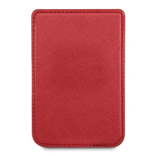 Buy Guess Wallet Card Slot GUWMSSASLRE MagSafe Saffiano red - GUE1085RED - {ean13} - Home Screen Store Europe
