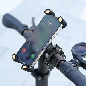 Baseus Fahrradhalter Quick für Handys (schwarz)