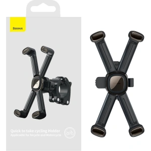 Baseus Fahrradhalter Quick für Handys (schwarz)