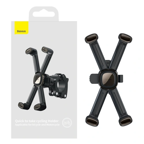 Kup Baseus Fahrradhalter Quick für Handys (schwarz) - BSU2820BLK - {ean13} - Sklep Home Screen