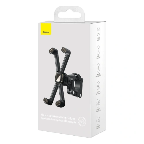 Kup Baseus Fahrradhalter Quick für Handys (schwarz) - BSU2820BLK - {ean13} - Sklep Home Screen