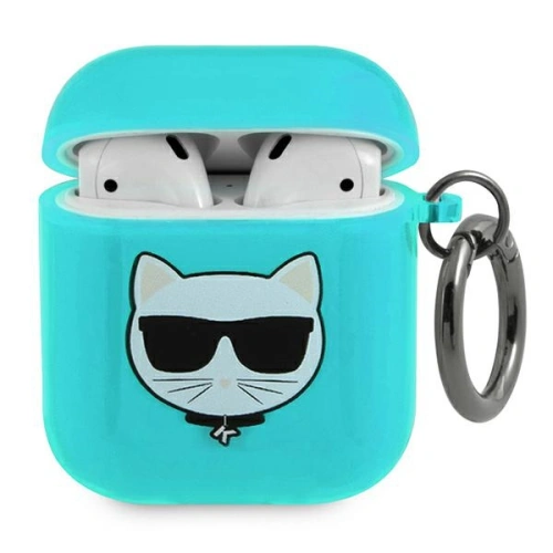 Kup Karl Lagerfeld Apple Tasche KLA2UCHFL AirPods Hülle blau/blau Choupette - KLD562BLU - {ean13} - Sklep Home Screen