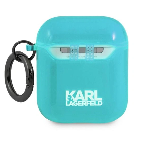 Kup Etui Karl Lagerfeld KLA2UCHFL Apple AirPods cover niebieski/blue Choupette - KLD562BLU - {ean13} - Sklep Home Screen