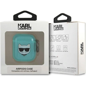 Kup Etui Karl Lagerfeld KLA2UCHFL Apple AirPods cover niebieski/blue Choupette - KLD562BLU - {ean13} - Sklep Home Screen