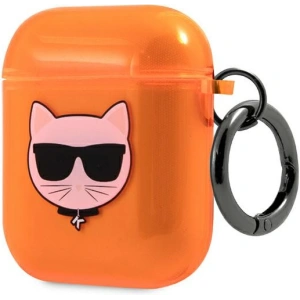 Kup Etui Karl Lagerfeld KLA2UCHFO Apple AirPods cover pomarańczowy/orange Choupette - KLD563ORG - {ean13} - Sklep Home Screen