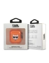 Kup Etui Karl Lagerfeld KLA2UCHFO pentru Apple AirPods, portocalie/orange Choupette - KLD563ORG - {ean13} - Sklep Home Screen