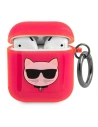 Etui Karl Lagerfeld KLA2UCHFP Apple AirPods cover różowy/pink Choupette