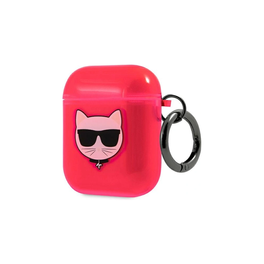 Etui Karl Lagerfeld KLA2UCHFP Apple AirPods cover różowy/pink Choupette