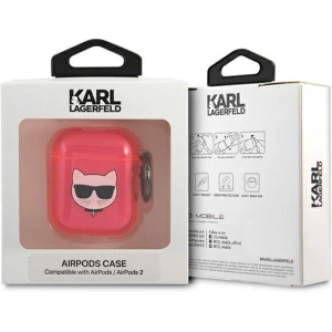 Kup Etui Karl Lagerfeld KLA2UCHFP Apple AirPods cover różowy/pink Choupette - KLD564PNK - {ean13} - Sklep Home Screen
