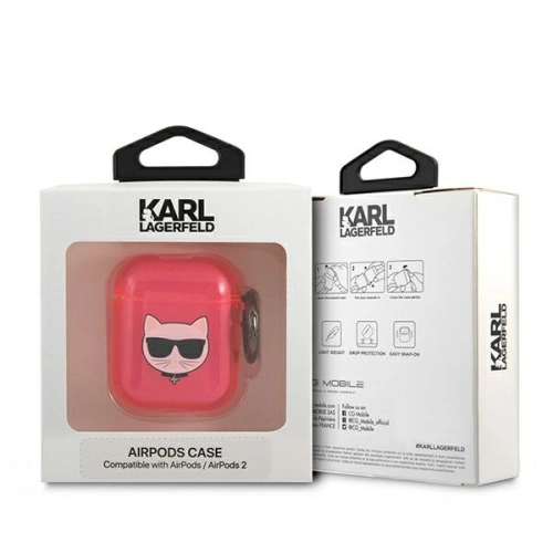 Kup Etui Karl Lagerfeld KLA2UCHFP Apple AirPods cover różowy/pink Choupette - KLD564PNK - {ean13} - Sklep Home Screen