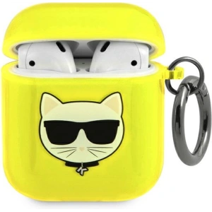 Kup Etui Karl Lagerfeld KLA2UCHFY husă pentru Apple AirPods galben/ yellow Choupette - KLD565YEL - {ean13} - Sklep Home Screen