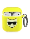 Karl Lagerfeld Apple Tasche KLA2UCHFY AirPods Hülle gelb/gelb Choupette