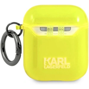 Kup Etui Karl Lagerfeld KLA2UCHFY husă pentru Apple AirPods galben/ yellow Choupette - KLD565YEL - {ean13} - Sklep Home Screen