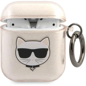 Kup Etui Karl Lagerfeld KLA2UCHGD husă Apple AirPods aurie/aur Glitter Choupette - KLD566GLD - {ean13} - Sklep Home Screen
