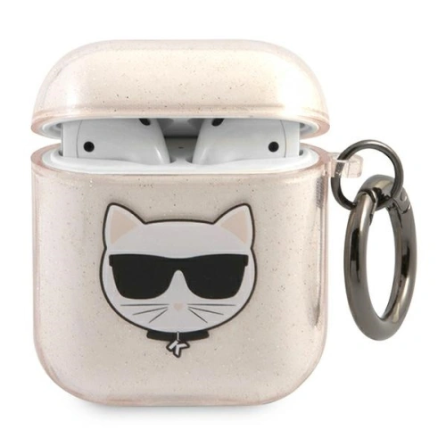 Kup Etui Karl Lagerfeld KLA2UCHGD Apple AirPods cover złoty/gold Glitter Choupette - KLD566GLD - {ean13} - Sklep Home Screen