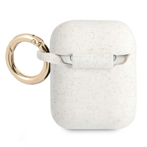 Kup Etui Guess GUA2SGGEH Apple AirPods tok fehér/színes szilikon csillogó - GUE1086WHT - {ean13} - Sklep Home Screen
