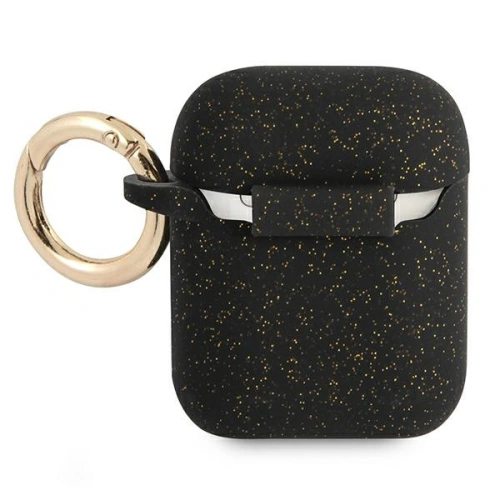 Kup Etui Guess GUA2SGGEK Apple AirPods kryt černý/black silikonový glitter - GUE1087BLK - {ean13} - Sklep Home Screen
