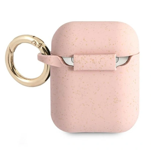 Kup Etui Guess GUA2SGGEP Apple AirPods kryt růžový/pink silikonové glitry - GUE1088PNK - {ean13} - Sklep Home Screen