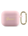 Kup Etui Guess GUA2SSSI Apple AirPods cover różowy/pink Silicone Vintage Script - GUE1090PNK - {ean13} - Sklep Home Screen