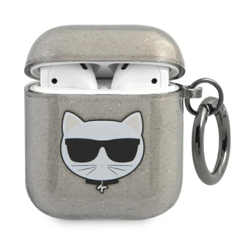 Kup Etui Karl Lagerfeld KLA2UCHGK Apple AirPods tok fekete/black Glitter Choupette - KLD567BLK - {ean13} - Sklep Home Screen