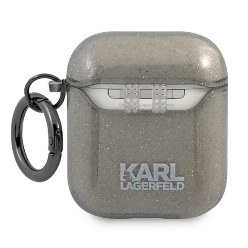 Kup Etui Karl Lagerfeld KLA2UCHGK Apple AirPods tok fekete/black Glitter Choupette - KLD567BLK - {ean13} - Sklep Home Screen