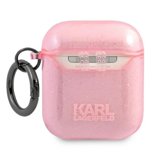 Kup Etui Karl Lagerfeld KLA2UCHGP pentru Apple AirPods roz/pink Glitter Choupette - KLD568PNK - {ean13} - Sklep Home Screen