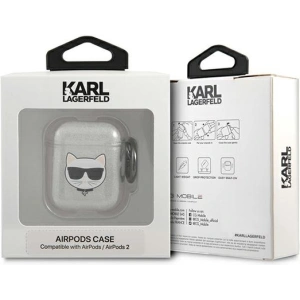 Kup Etui Karl Lagerfeld KLA2UCHGS Apple AirPods cover srebrny/silver Glitter Choupette - KLD569SLV - {ean13} - Sklep Home Screen