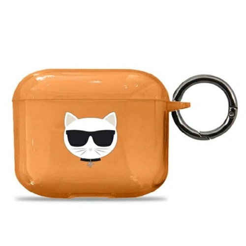 Kup Etui Karl Lagerfeld KLA3UCHFO Apple AirPods 3 cover pomarańczowy/orange Choupette - KLD571ORG - {ean13} - Sklep Home Screen