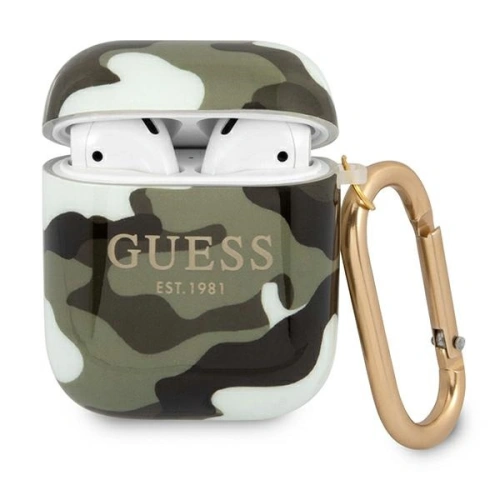 Kup Etui Guess GUA2UCAMA Apple AirPods kryt zelený/khaki Camo Collection - GUE1092GRN - {ean13} - Sklep Home Screen