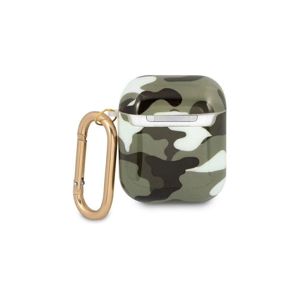 Etui Guess GUA2UCAMA Apple AirPods cover zielony/khaki Camo Collection