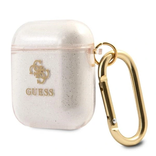 Kup Etui Guess GUA2UCG4GD pentru Apple AirPods, aurie/aur Glitter Collection - GUE1094GLD - {ean13} - Sklep Home Screen
